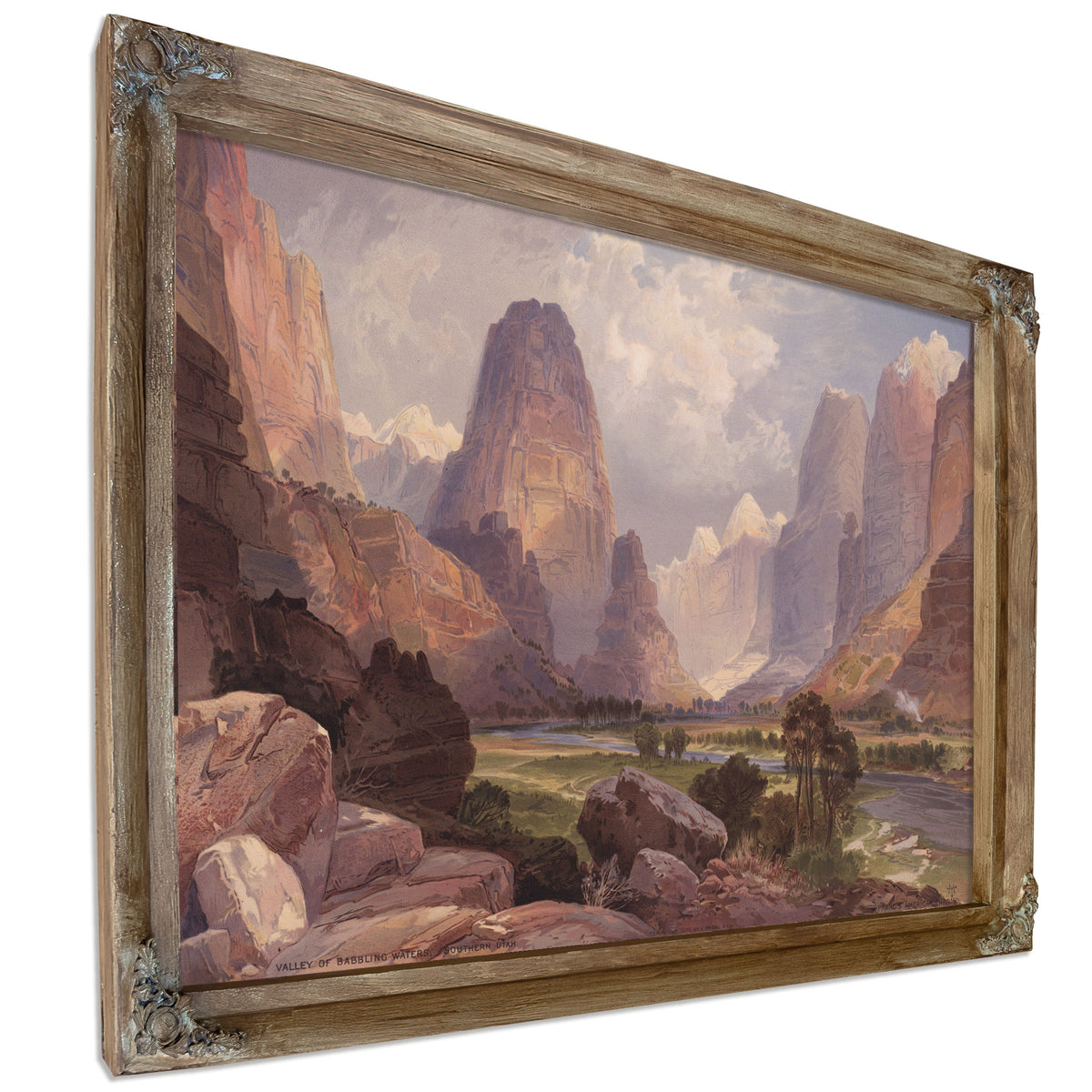 Valley the Babbling Waters Southern 02 By Thomas Moran