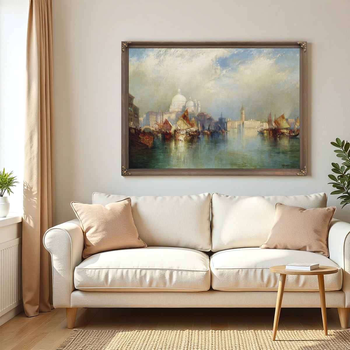 Venetian Scene 13 02 By Thomas Moran