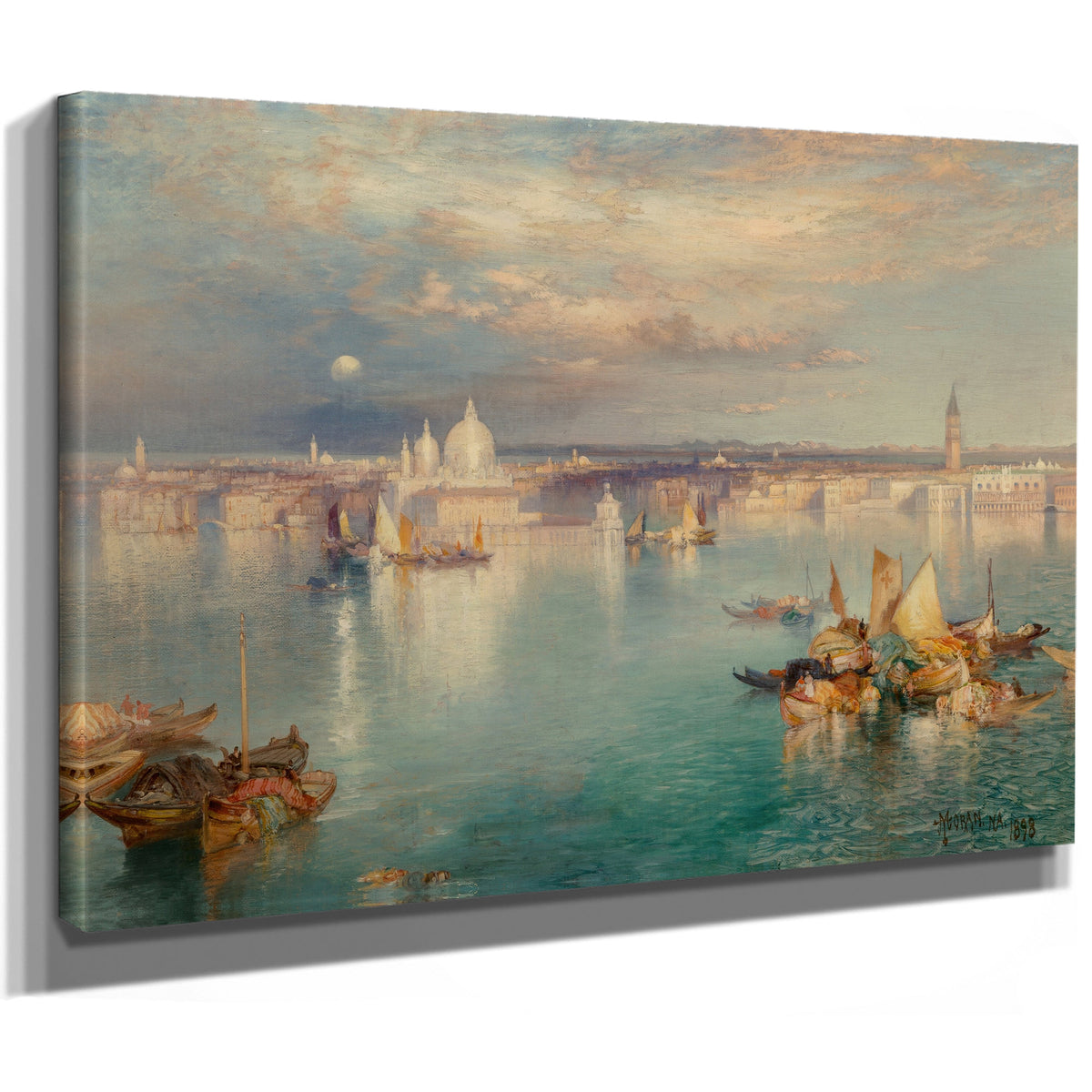 Venetian Scene 1898 By Thomas Moran
