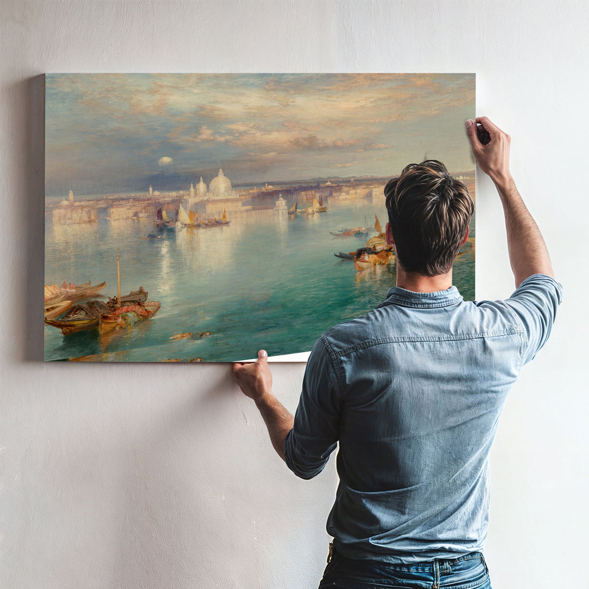 Venetian Scene 1898 By Thomas Moran