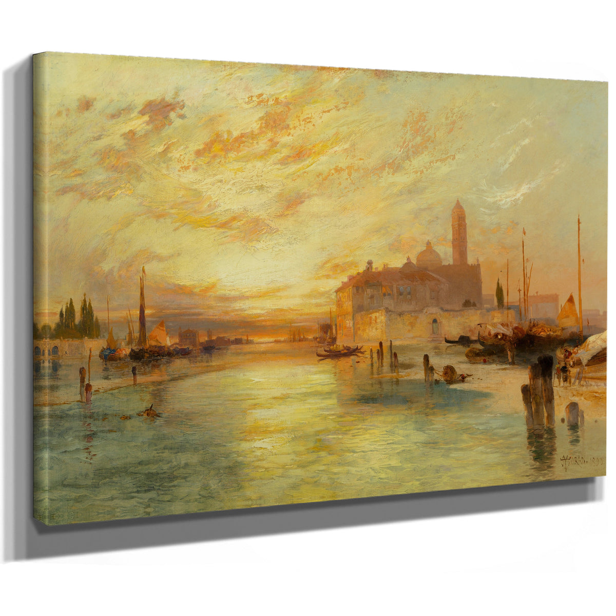 Venice 1890 By Thomas Moran