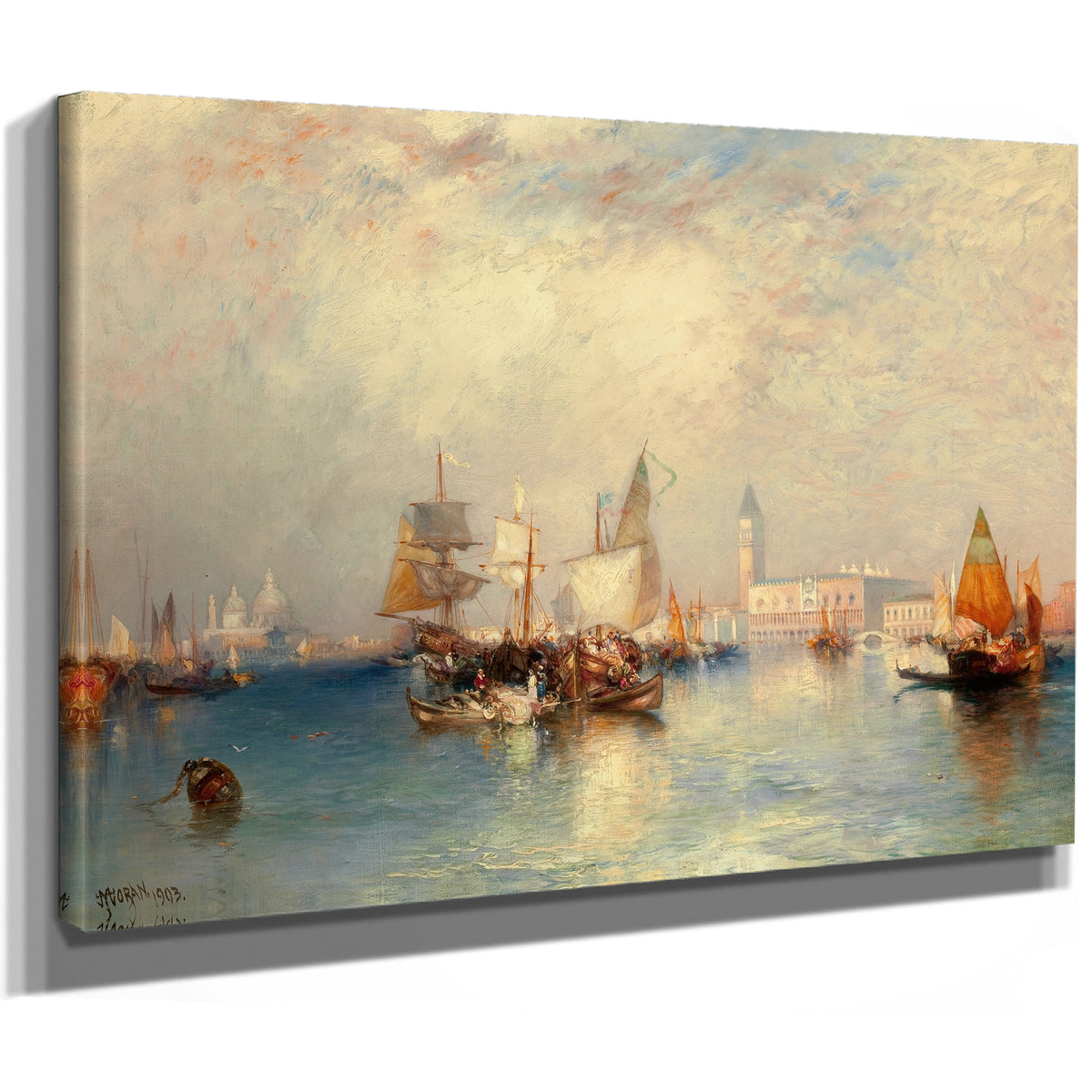 Venice Grand Canal 1903 By Thomas Moran