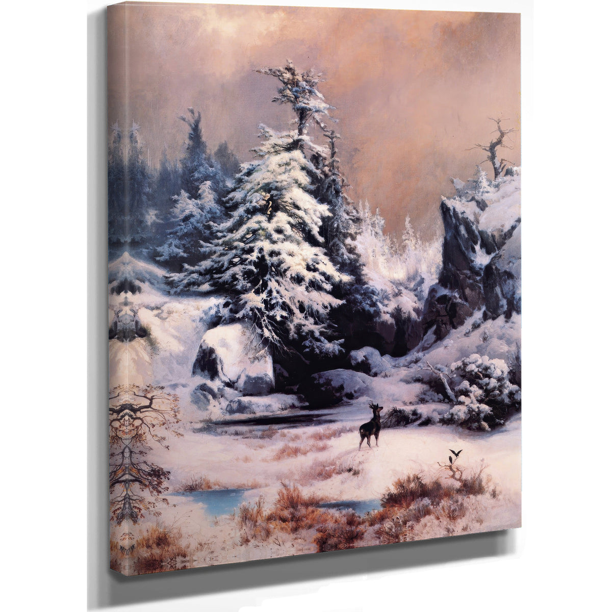 Winter the Rockies By Thomas Moran