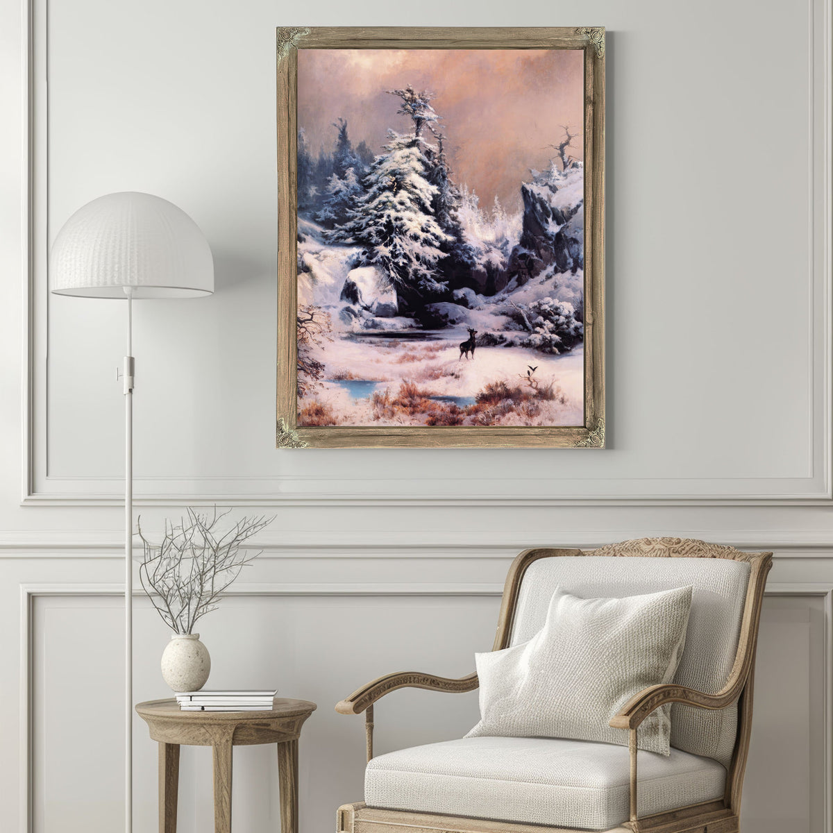 Winter the Rockies By Thomas Moran