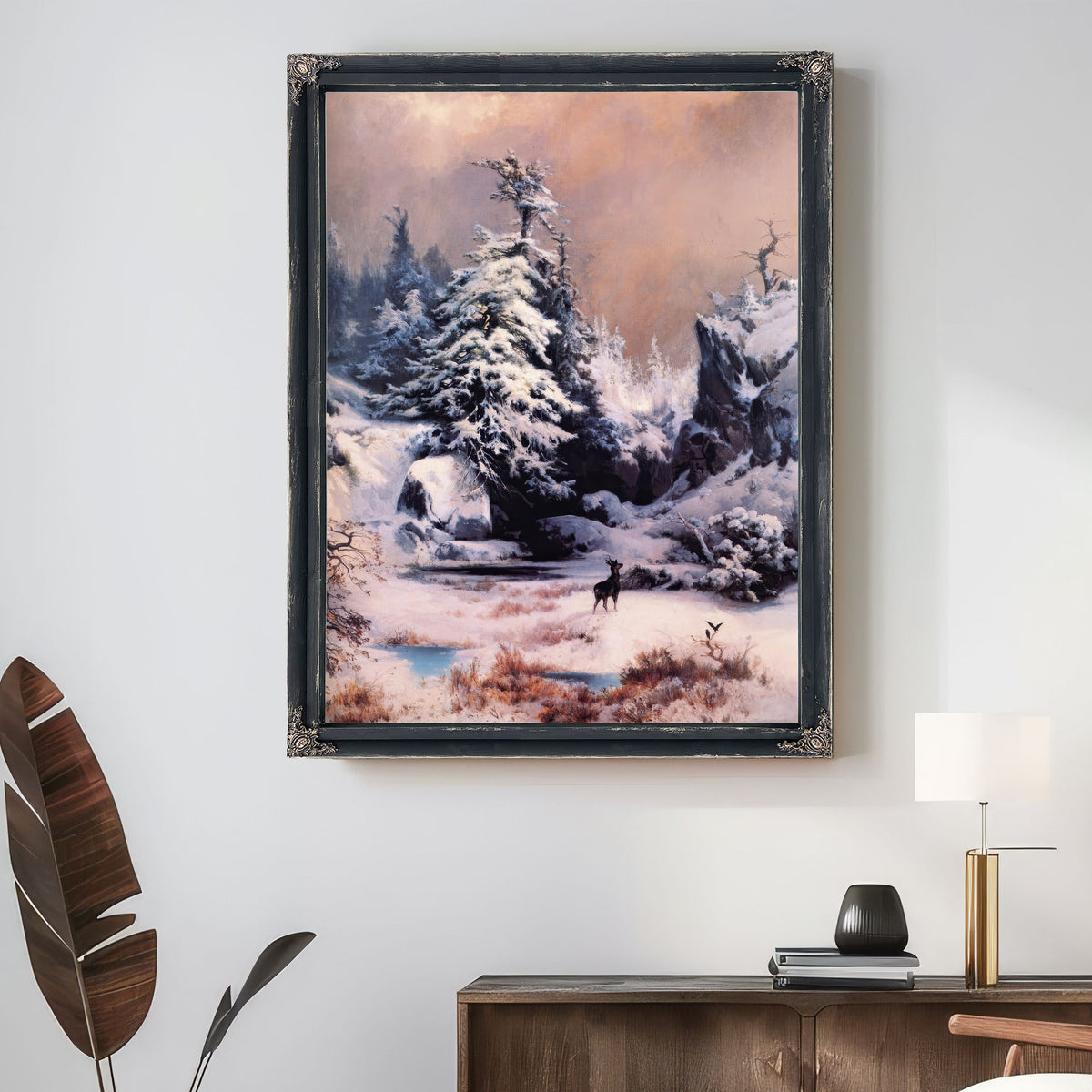 Winter the Rockies By Thomas Moran