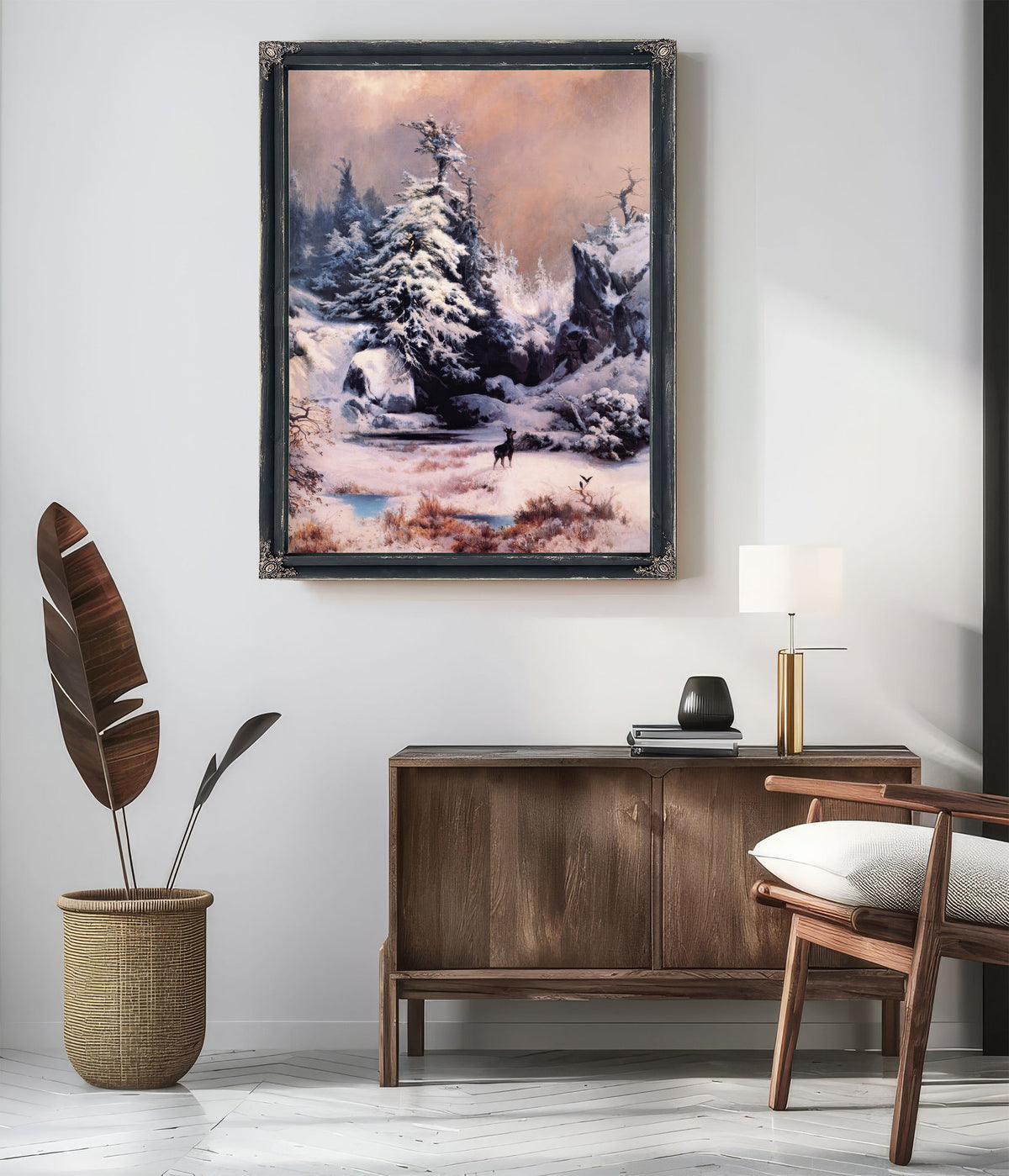 Winter the Rockies By Thomas Moran