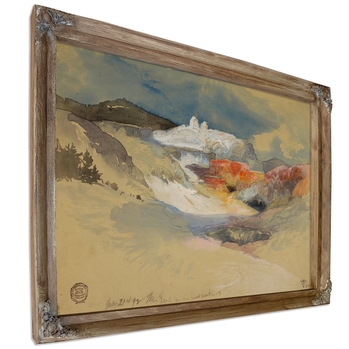 Yellowstone Hot Springs 02 By Thomas Moran