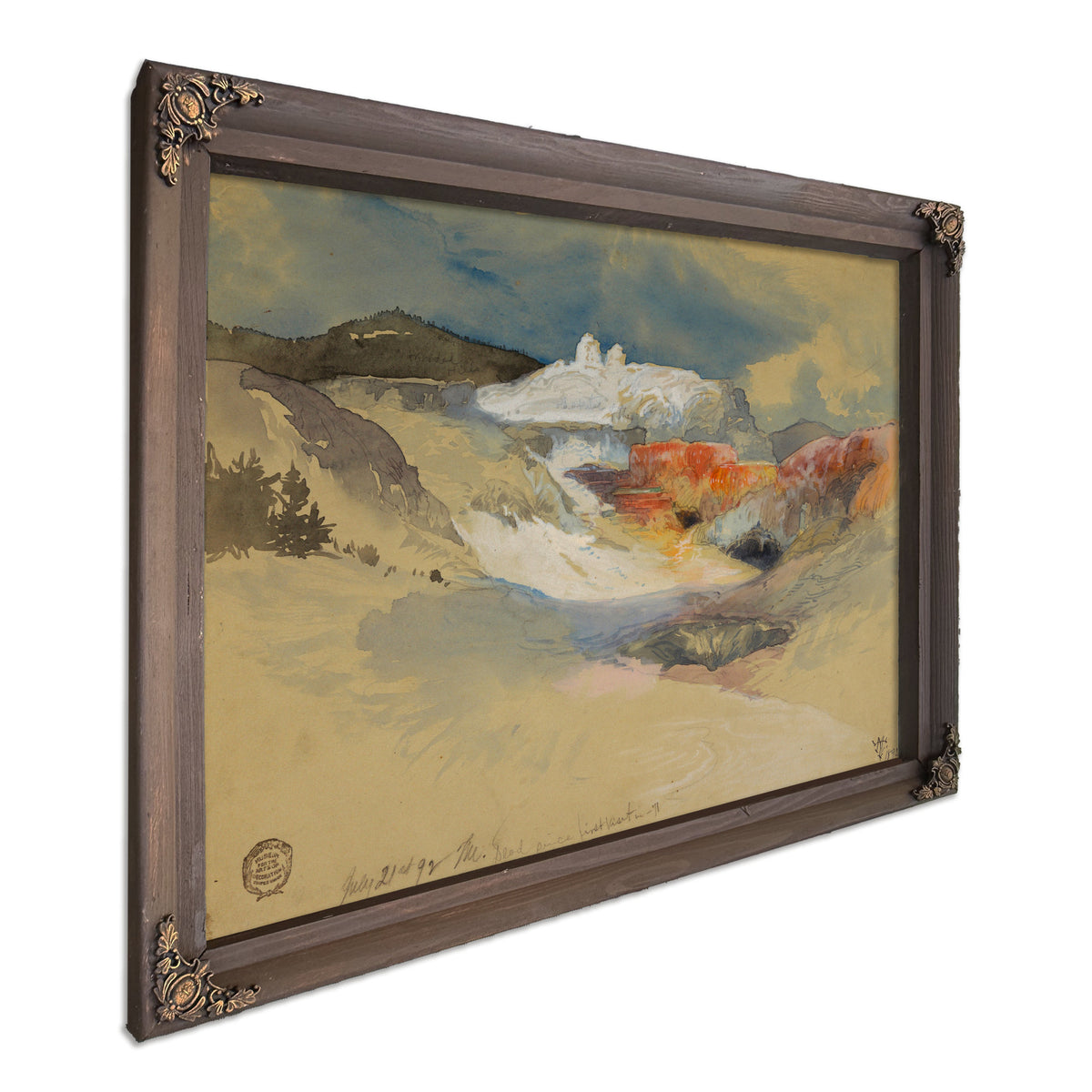 Yellowstone Hot Springs 02 By Thomas Moran