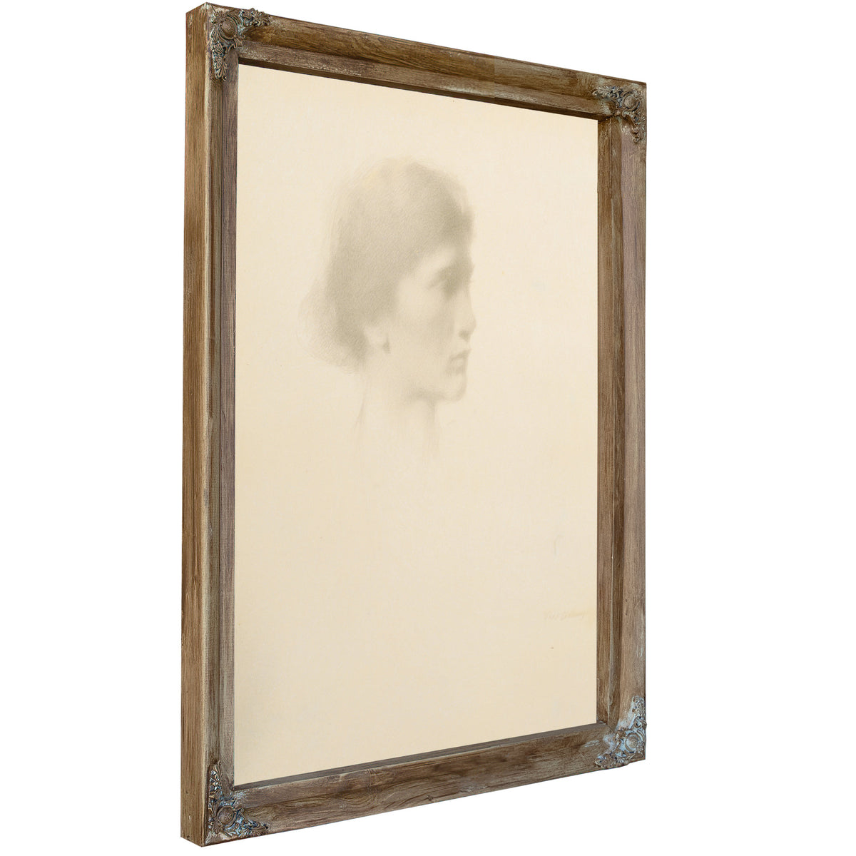 Head a Woman 1894 Or After By Thomas Wilmer Dewing