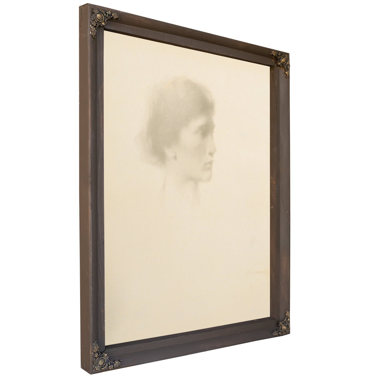 Head a Woman 1894 Or After By Thomas Wilmer Dewing
