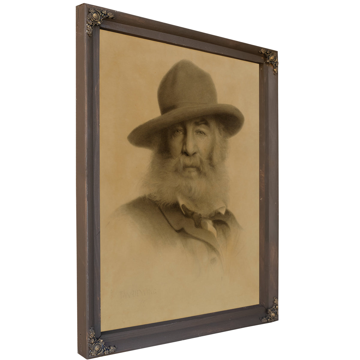 Walt Whitman 1875 By Thomas Wilmer Dewing