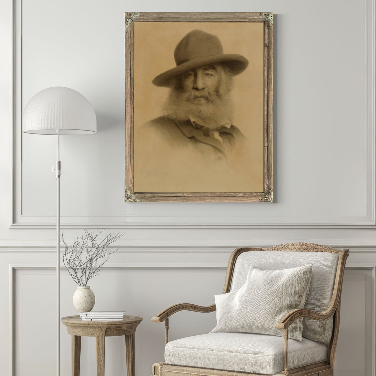 Walt Whitman 1875 By Thomas Wilmer Dewing
