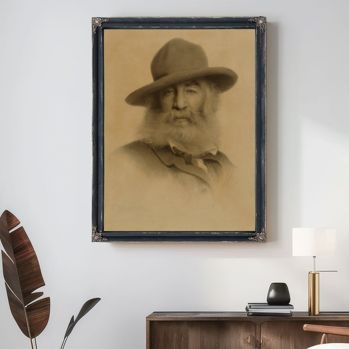 Walt Whitman 1875 By Thomas Wilmer Dewing