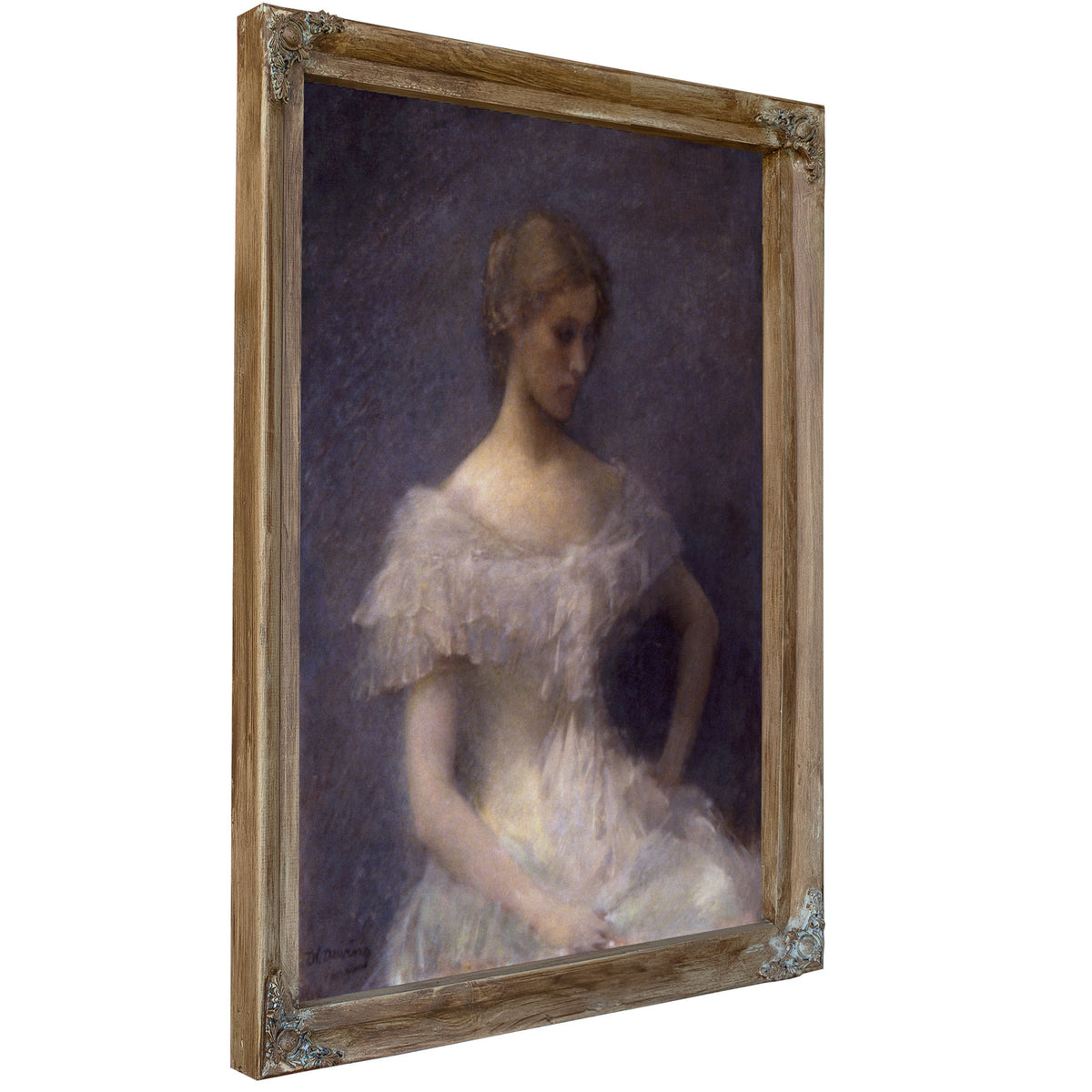 Young Girl Seated 1896 By Thomas Wilmer Dewing