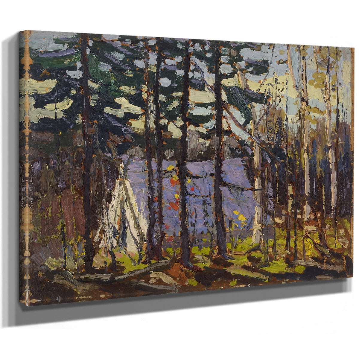 Artist S Camp Canoe Lake Algonquin 02 By Tom Thomson