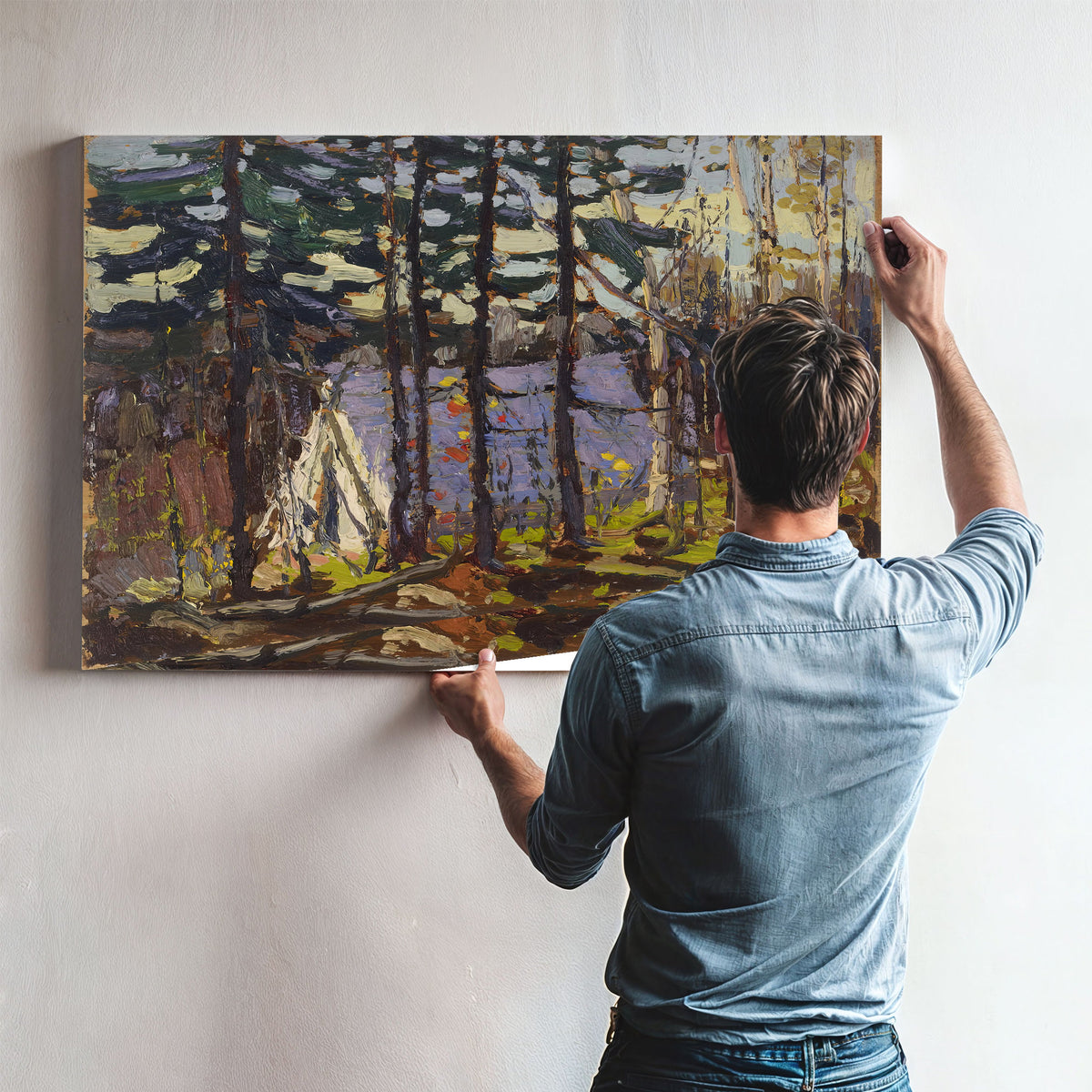 Artist S Camp Canoe Lake Algonquin 02 By Tom Thomson
