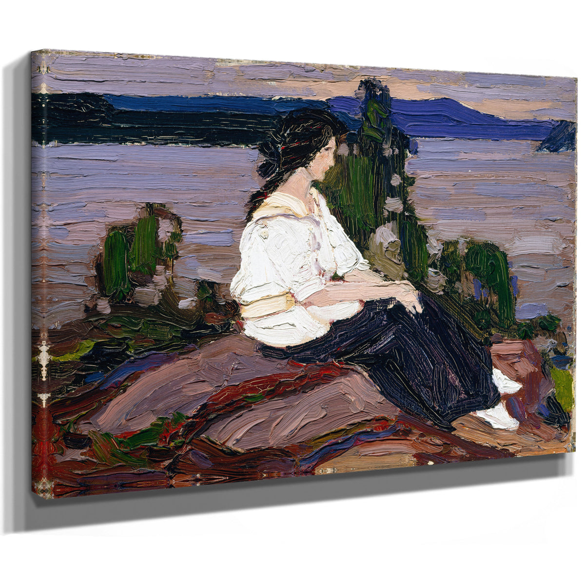 Figure a Lady Laura Fall 1915 Mm 1983 02 By Tom Thomson