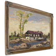 Log Picking House Boat Dog Point 02 By Tom Thomson