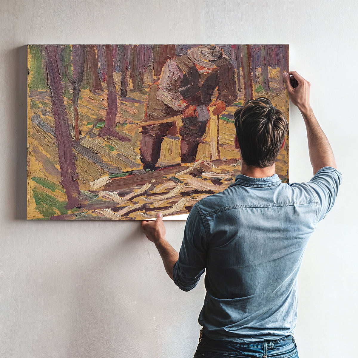 Man Axe Fall 1915 Ago L83 15 02 By Tom Thomson