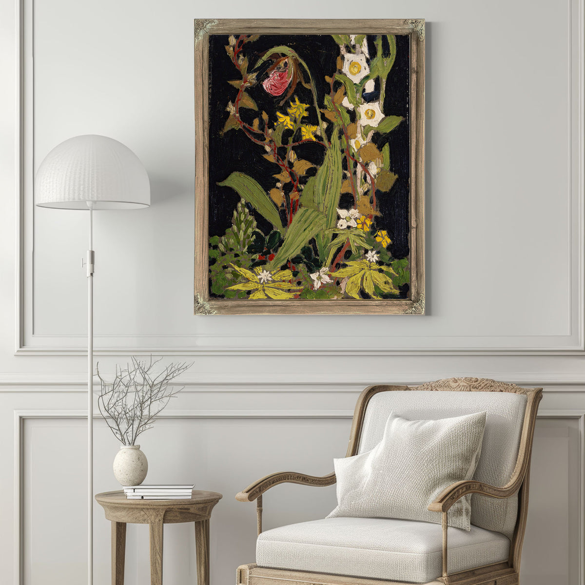 Moccasin Flower 02 By Tom Thomson