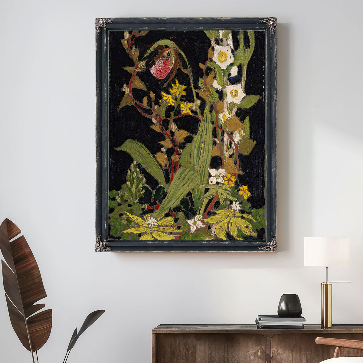 Moccasin Flower 02 By Tom Thomson
