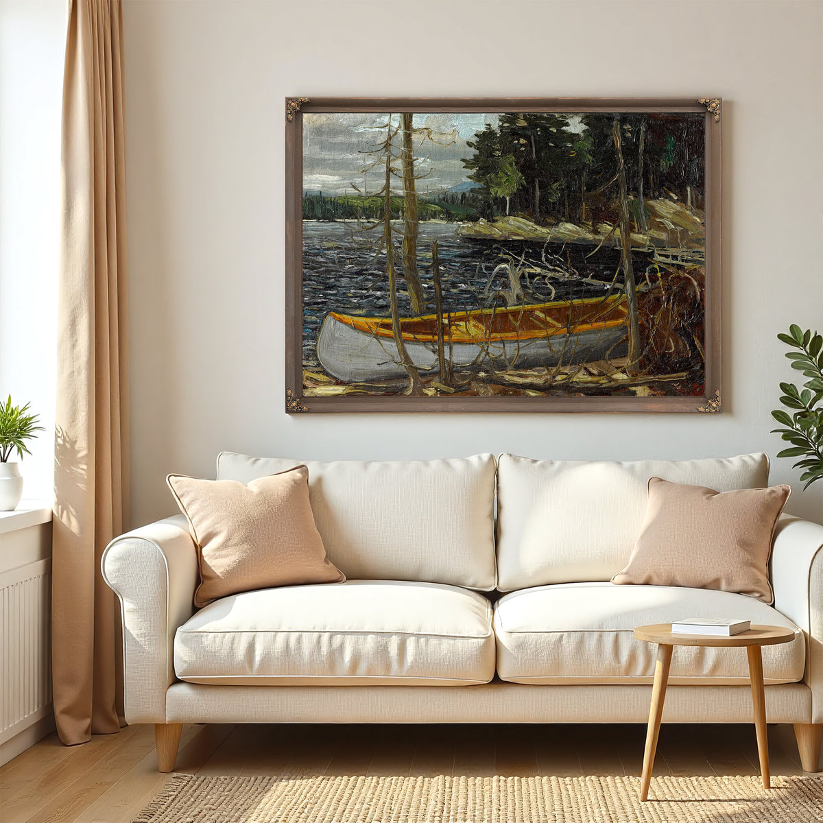 The Canoe 02 By Tom Thomson
