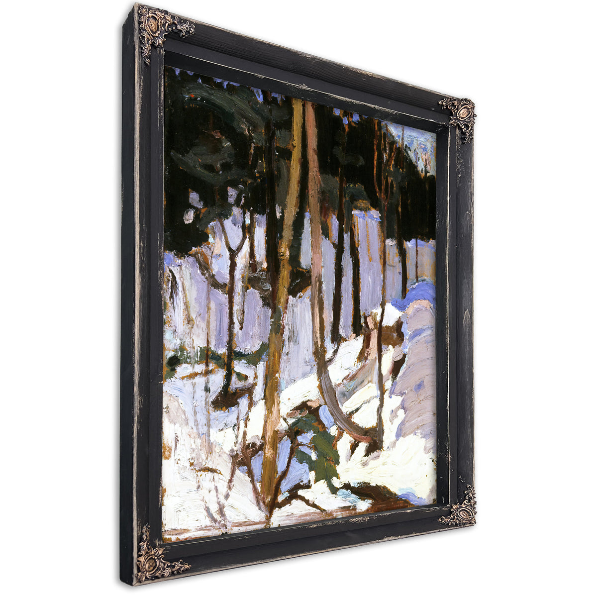 Thomson Algonquin Hillside Snow 02 By Tom Thomson