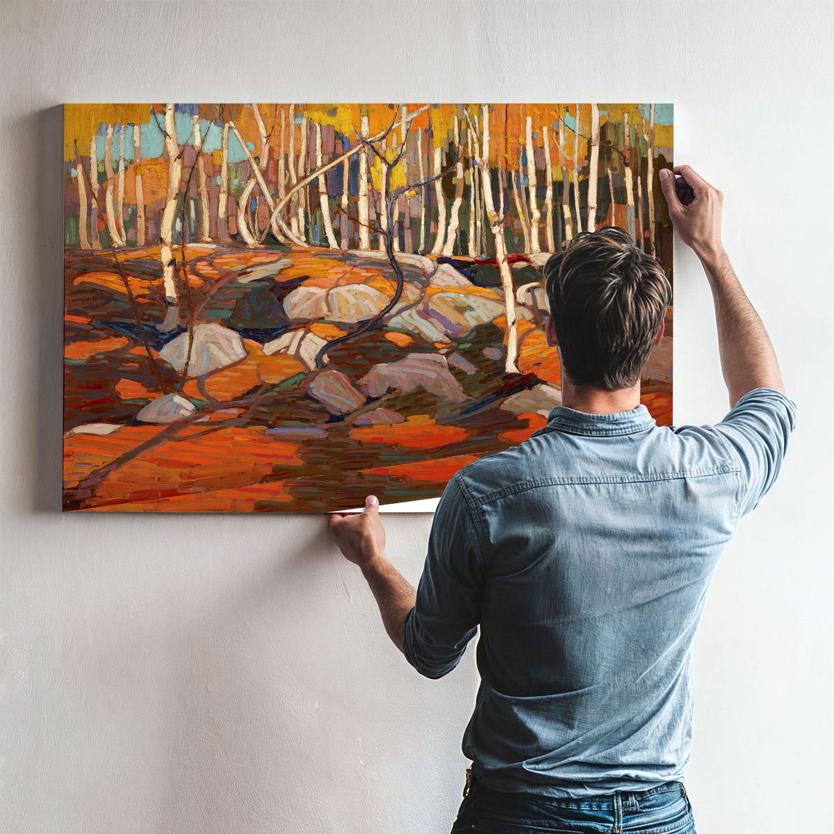 Thomson Birch Grove Autumn 02 By Tom Thomson