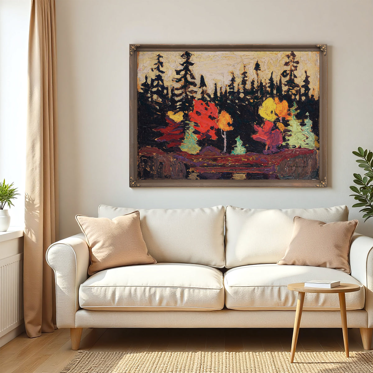 Thomson Black Spruce Maple Google Art 02 By Tom Thomson
