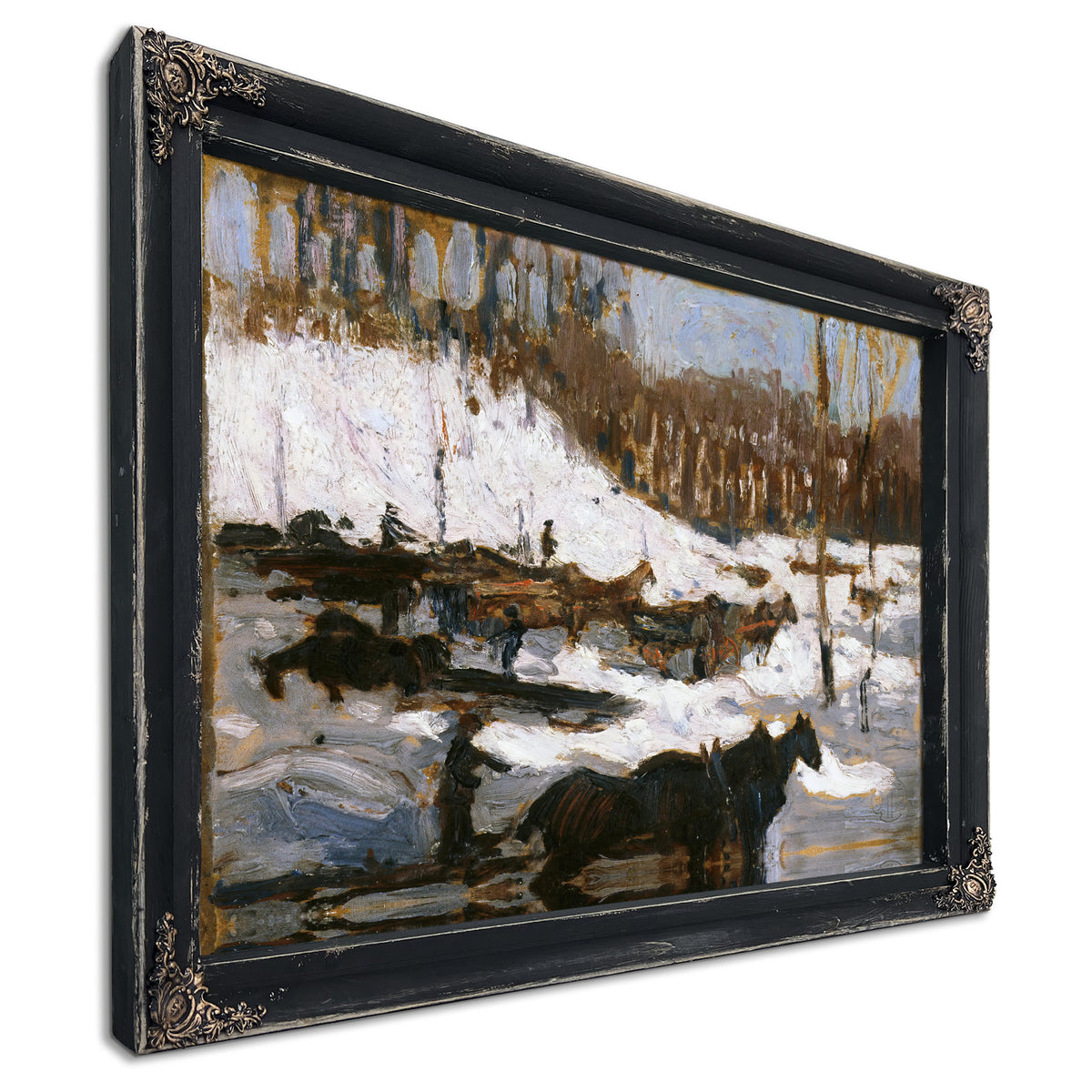 Thomson Logging Spring Algonquin Park 02 By Tom Thomson