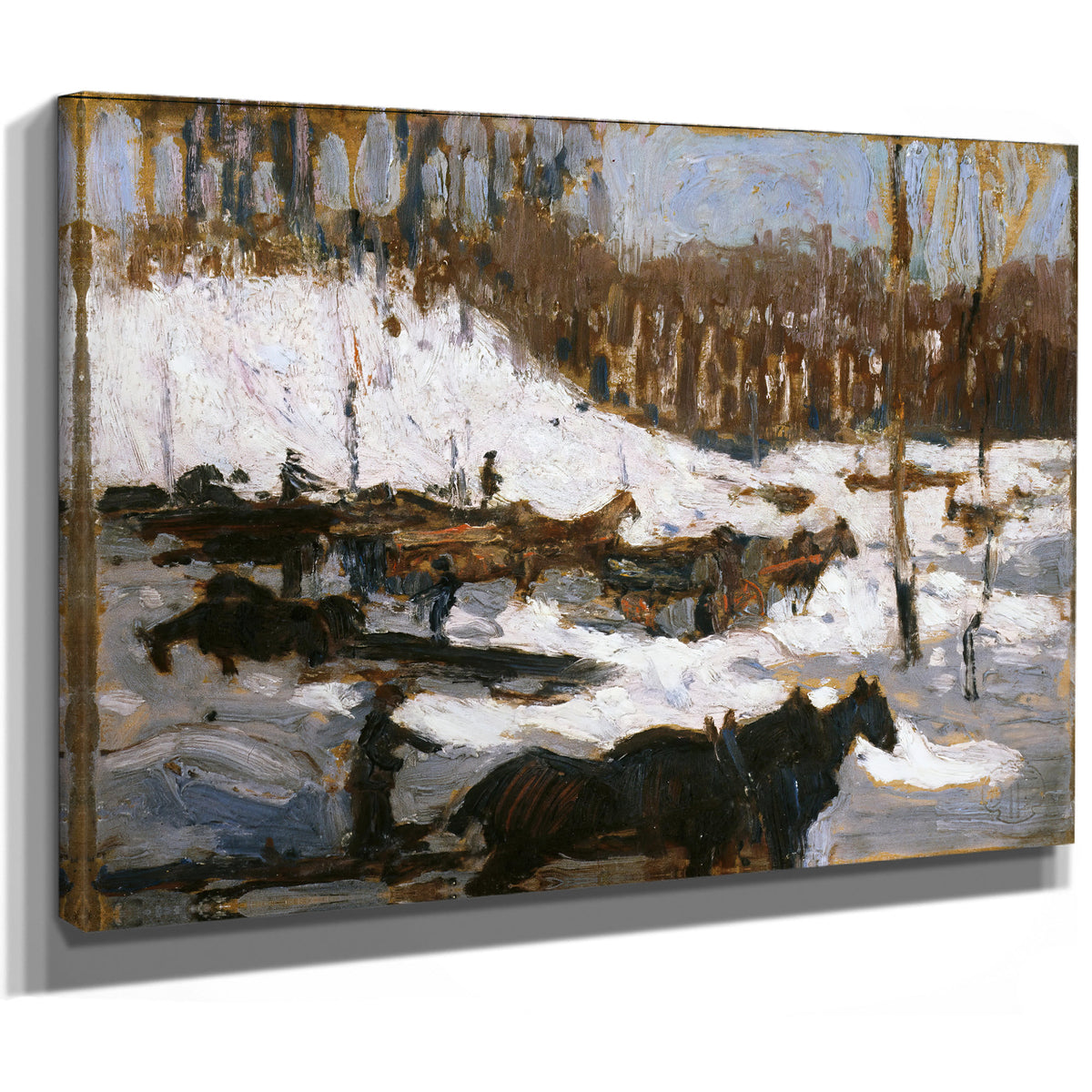Thomson Logging Spring Algonquin Park 02 By Tom Thomson