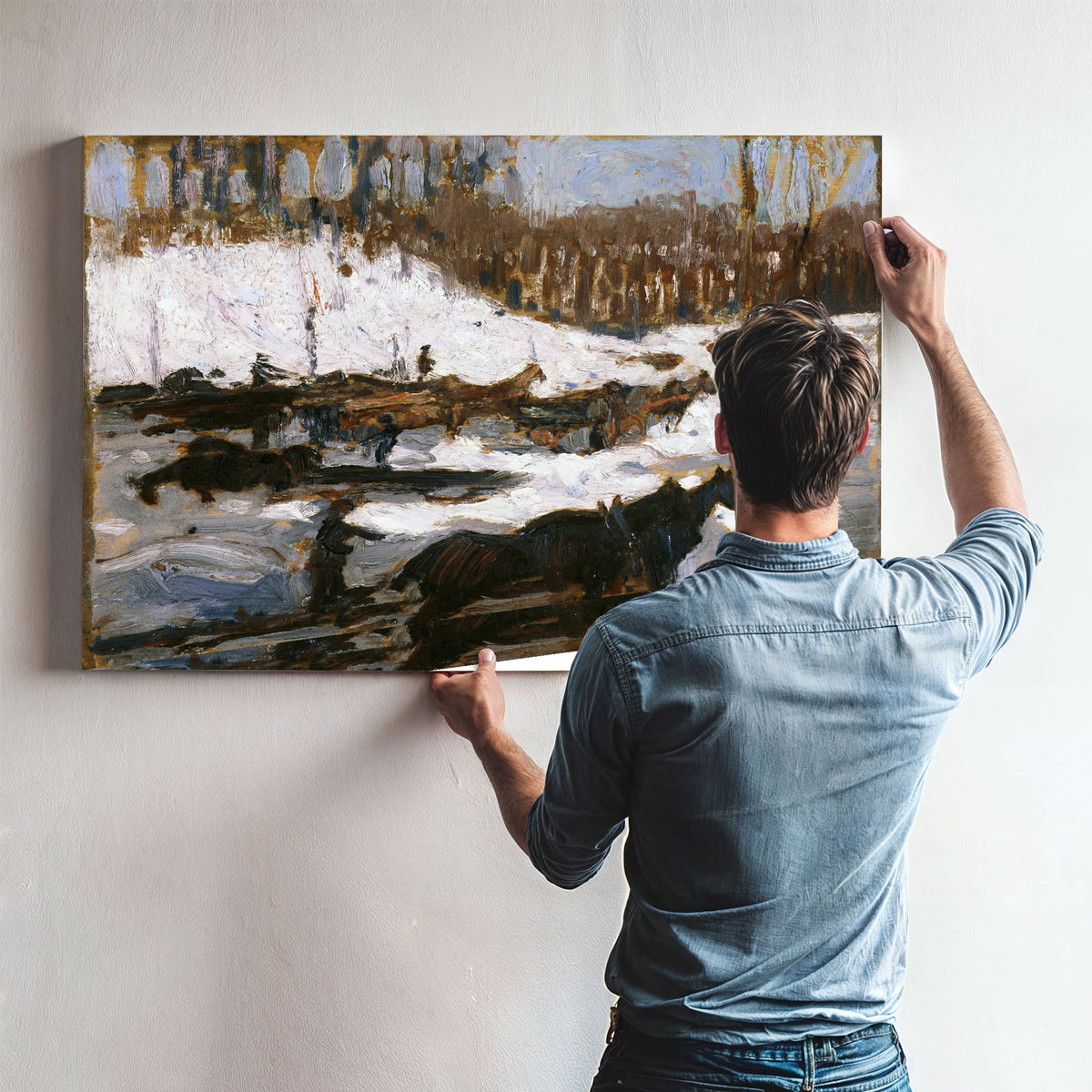 Thomson Logging Spring Algonquin Park 02 By Tom Thomson