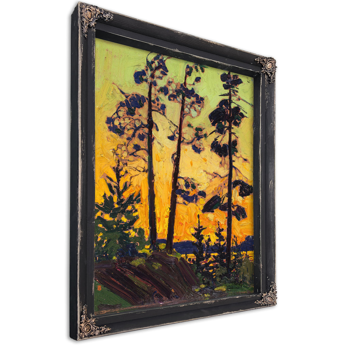 Thomson Pine Trees Sunset 02 By Tom Thomson