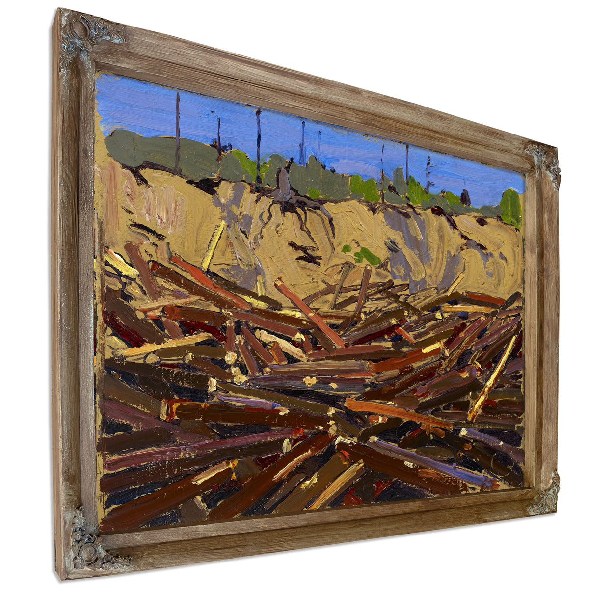 Thomson Sandbank Logs 1916 02 By Tom Thomson