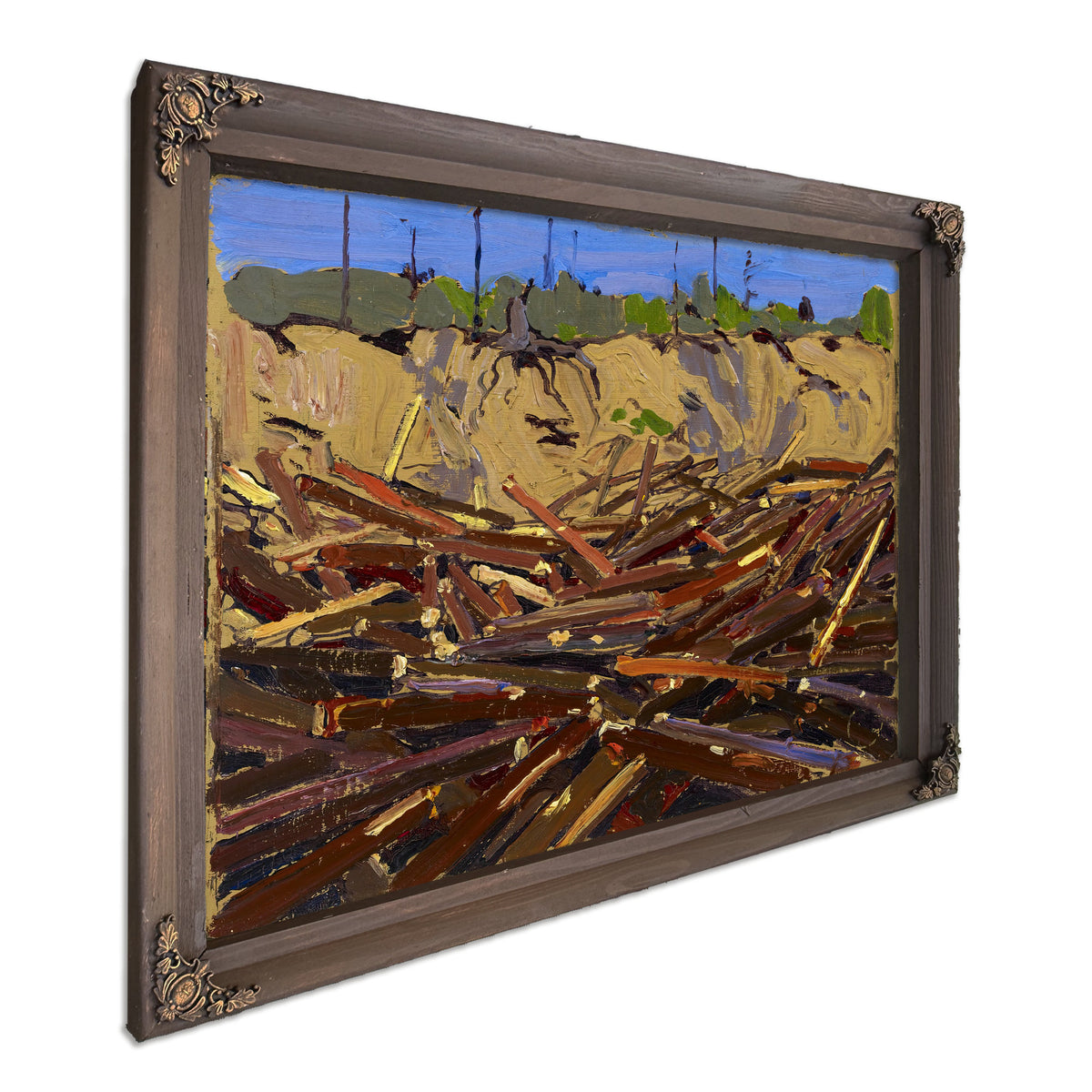 Thomson Sandbank Logs 1916 02 By Tom Thomson