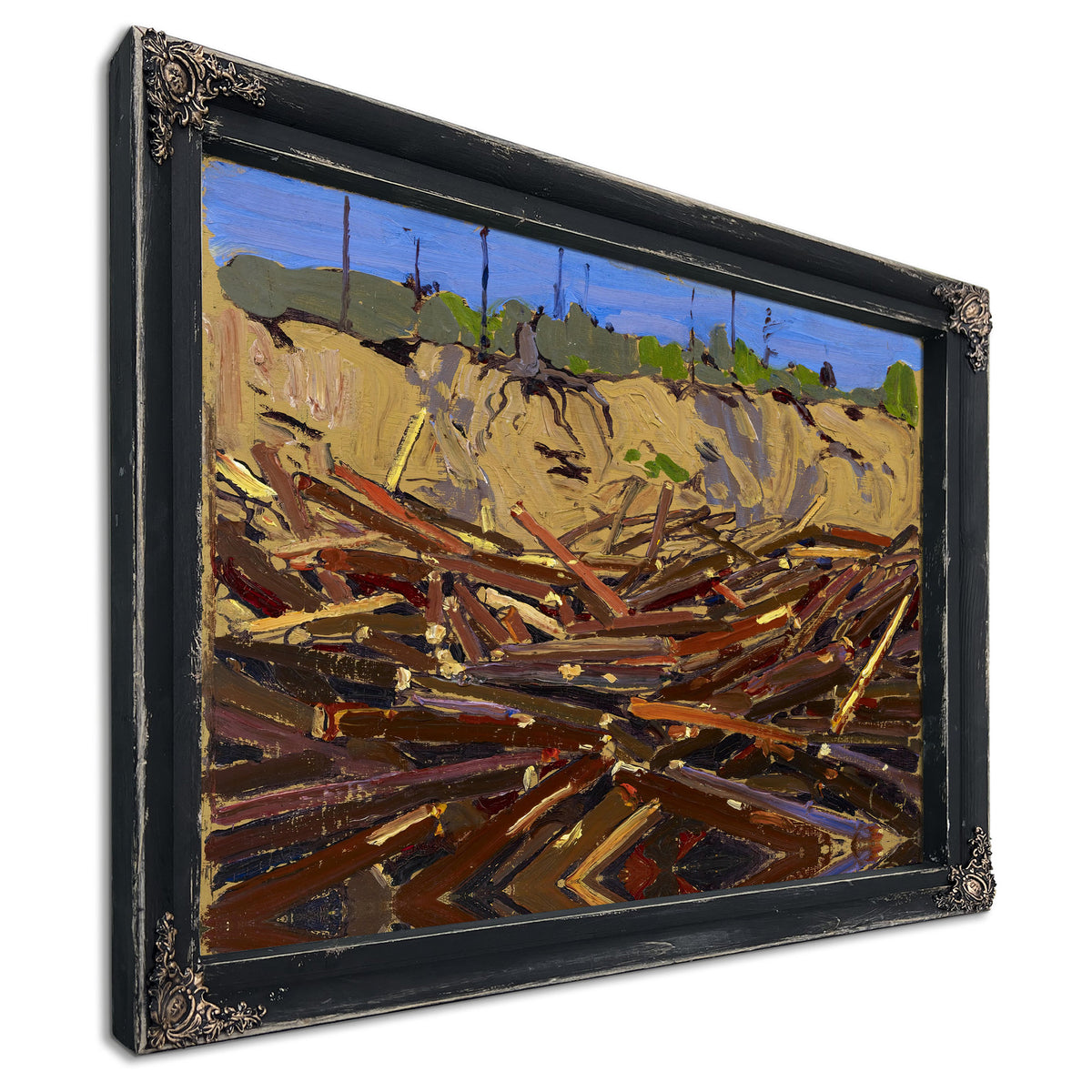 Thomson Sandbank Logs 1916 02 By Tom Thomson