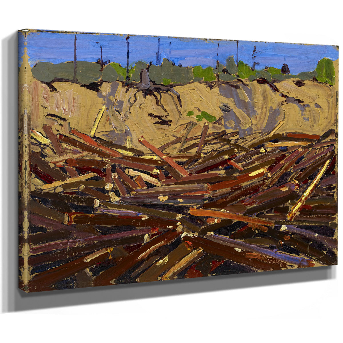 Thomson Sandbank Logs 1916 02 By Tom Thomson