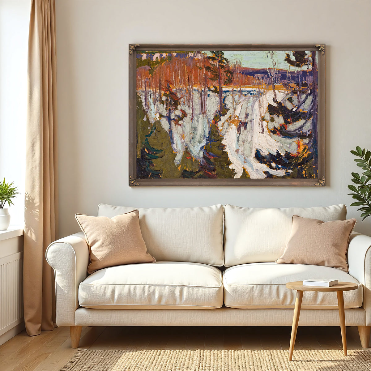 Thomson Snow Bank 02 By Tom Thomson