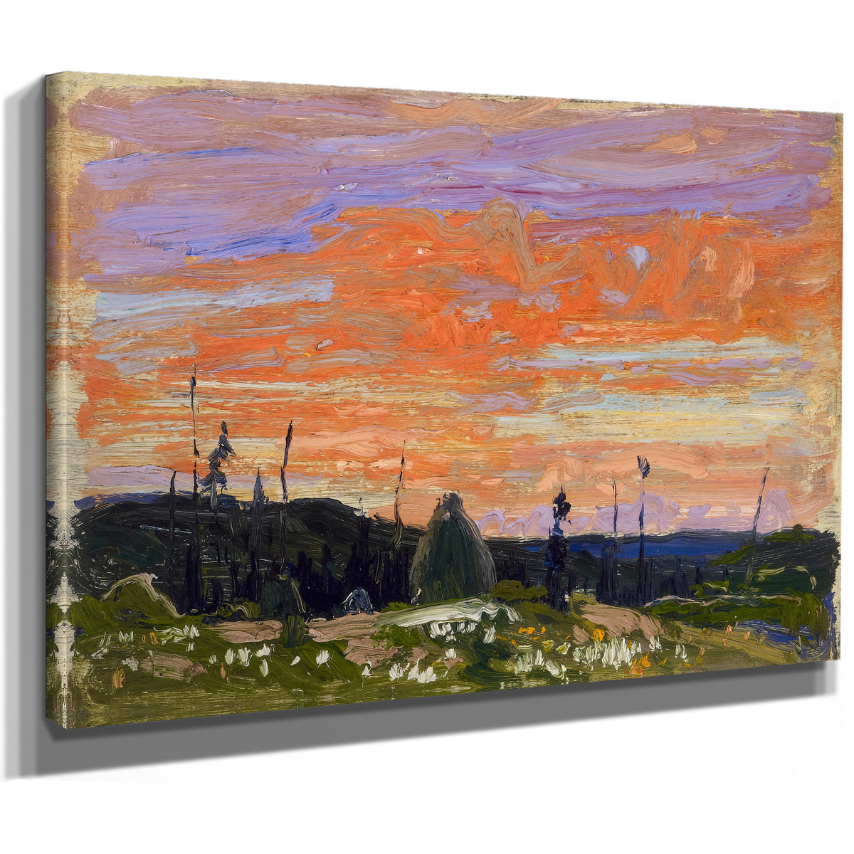 Thomson Spring Sunset Algonquin Park 02 By Tom Thomson