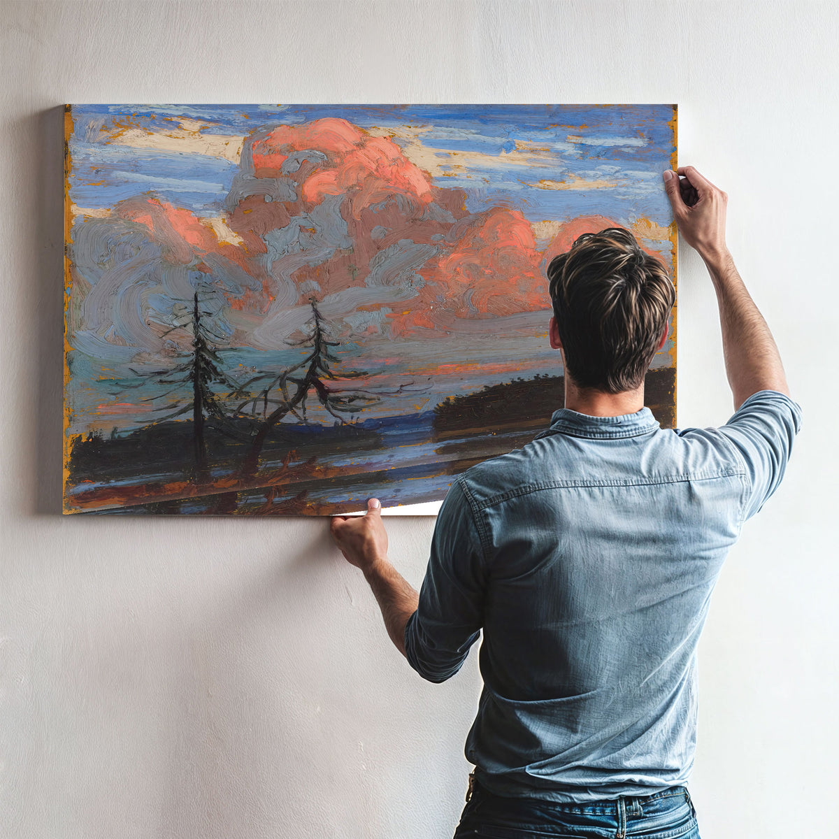 Thomson Sunset Algonquin Park 02 By Tom Thomson