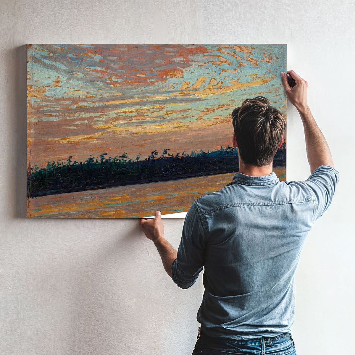Thomson Sunset Sky 02 By Tom Thomson
