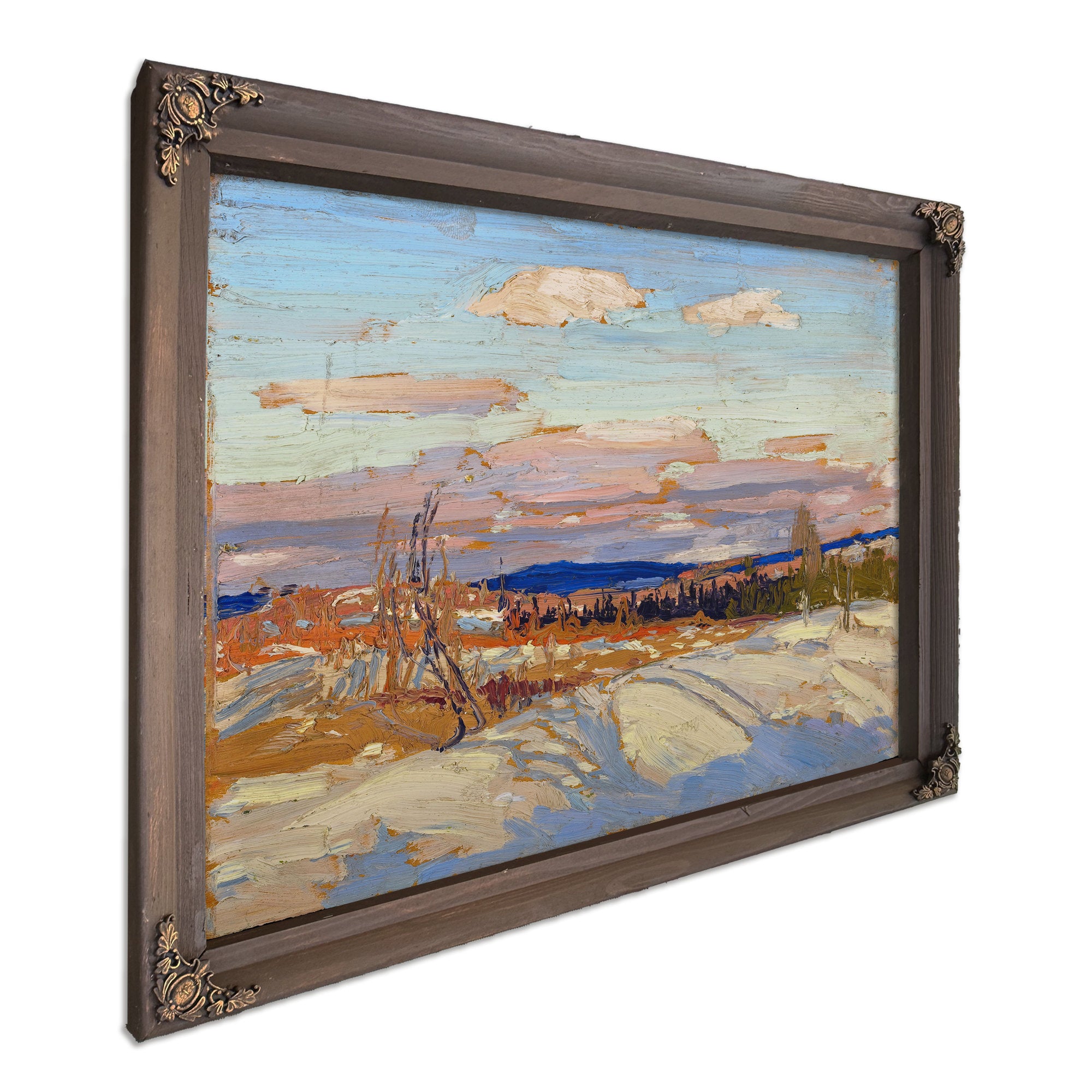 Thomson Winter Sketch in Algonquin 02 By Tom Thomson