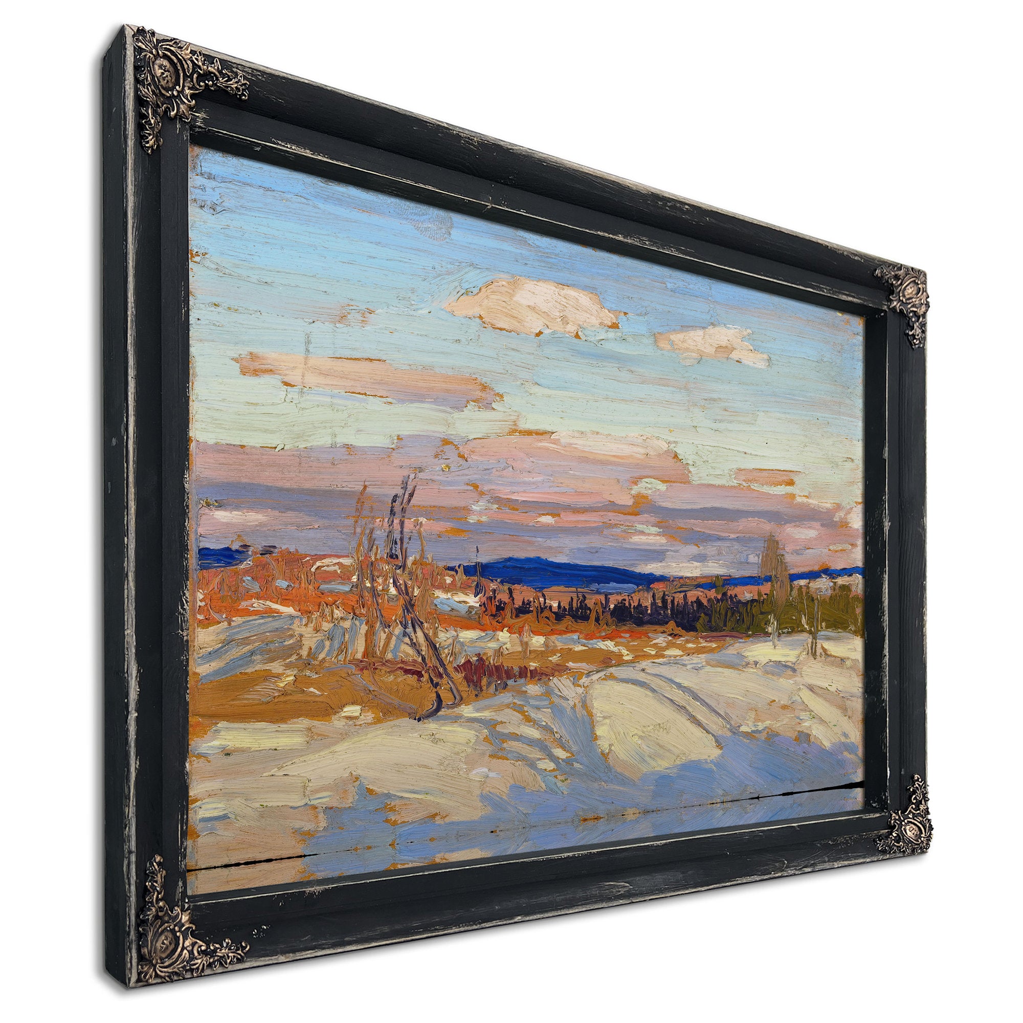 Thomson Winter Sketch in Algonquin 02 By Tom Thomson