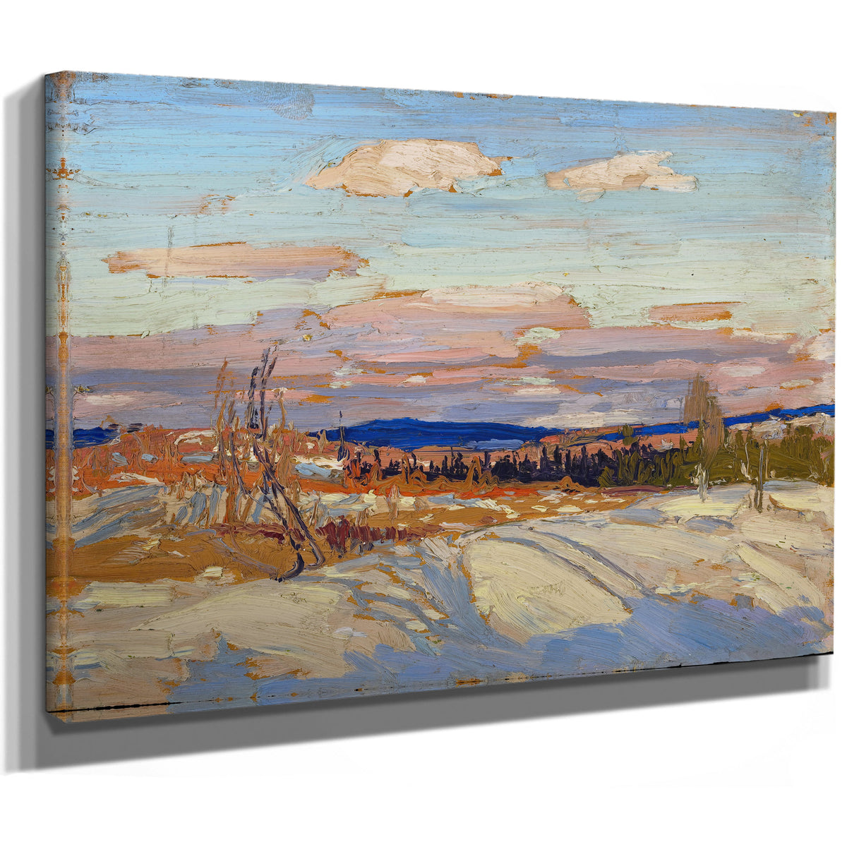 Thomson Winter Sketch in Algonquin 02 By Tom Thomson