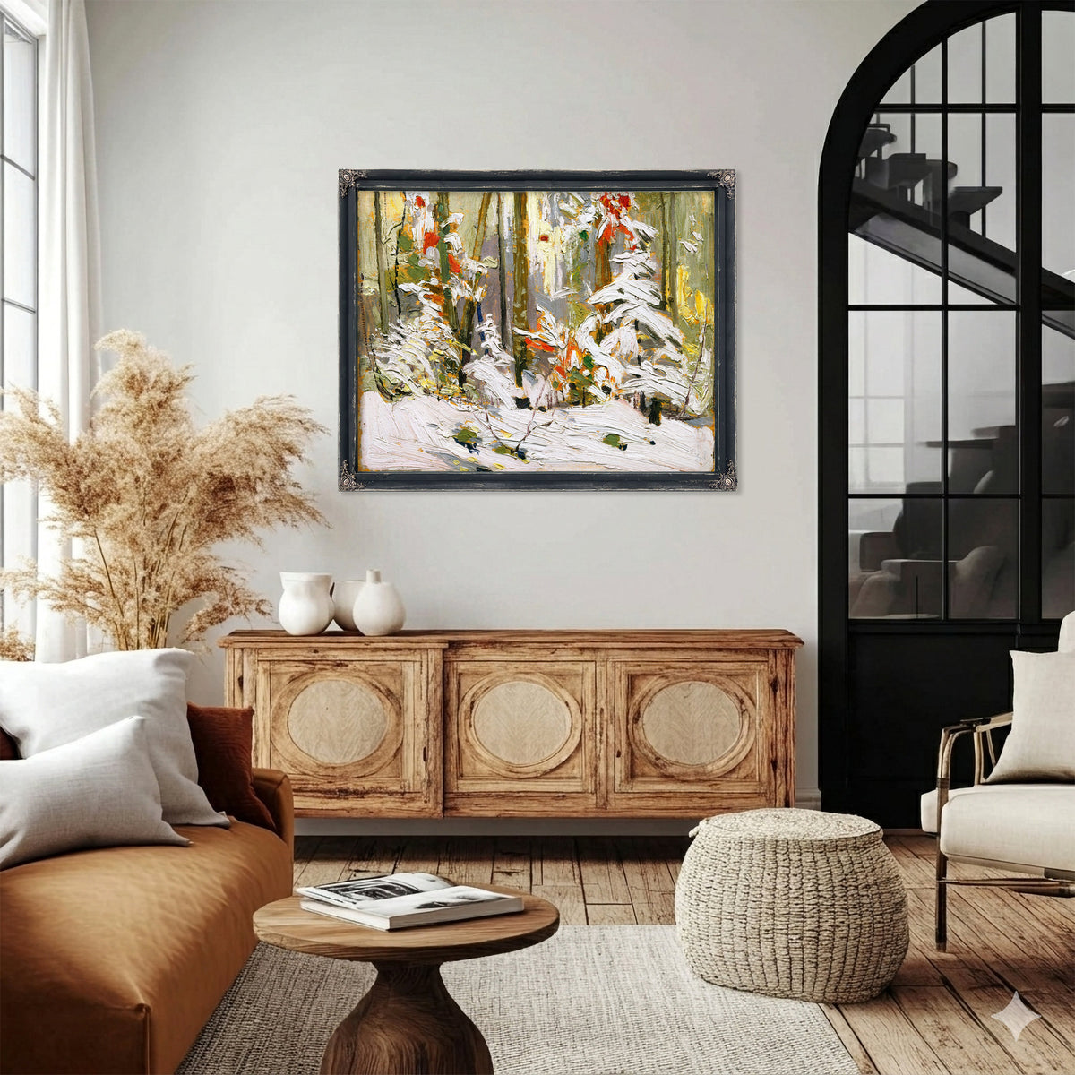 Thomson Wood Interior Winter 02 By Tom Thomson