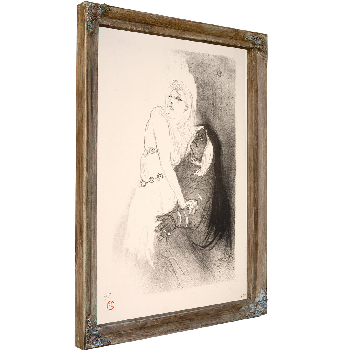 A la Renaissance Sarah Bernhardt Dans By Toulouse Lautrec