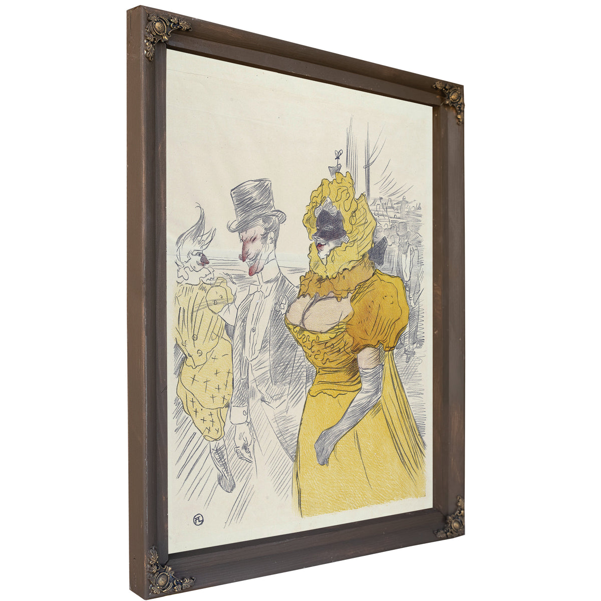 Affiche Au Bal Des Etudiants By Toulouse Lautrec