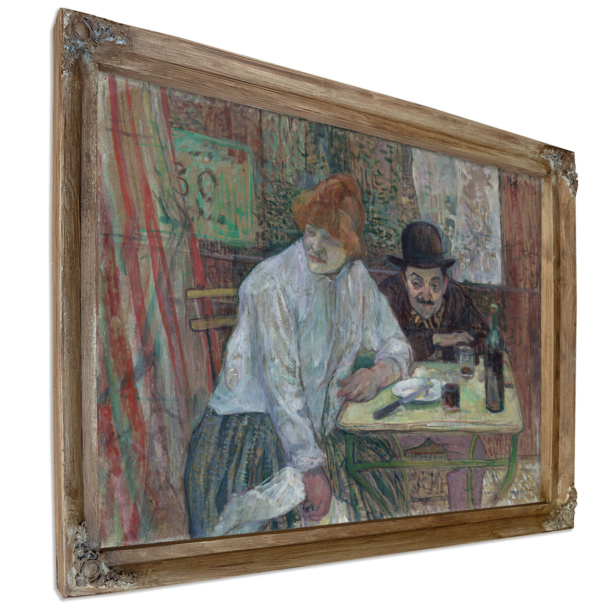 At Cafe la Mie About By Toulouse Lautrec