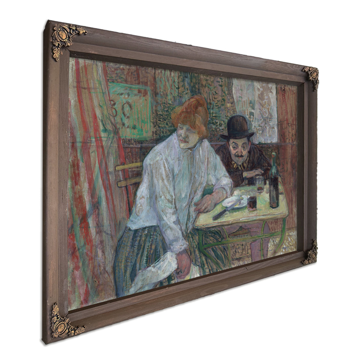 At Cafe la Mie About By Toulouse Lautrec
