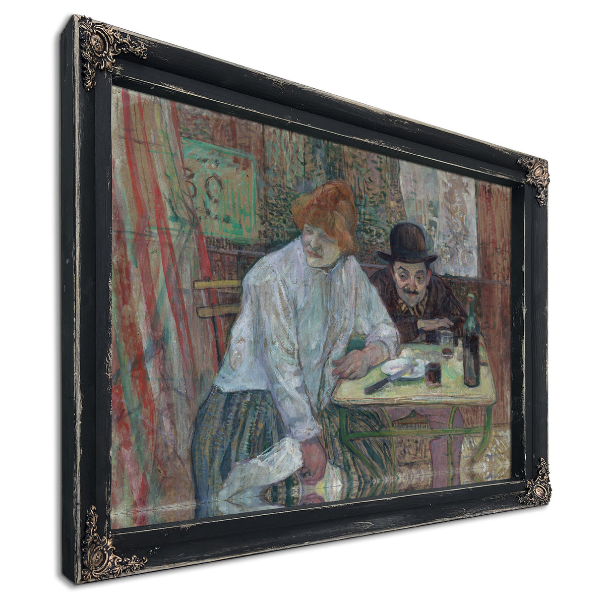 At Cafe la Mie About By Toulouse Lautrec